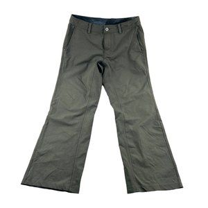 Lululemon Gray w/ Black Stripe‎ Stretch Pants Mens Size 32X31